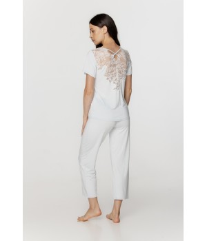 Conjunto de pijama ajustado en micromodal